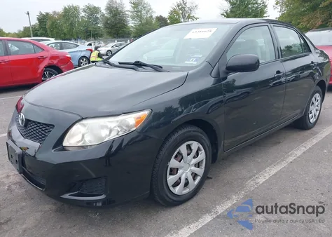 2009 Toyota Corolla Le из США, поврежденный, VIN 2T1BU40E99C063049